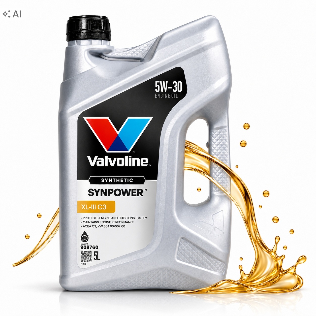 Valvoline Synpower XL-III C3 5W30 5L Vw 504.00 507.00 LL-04