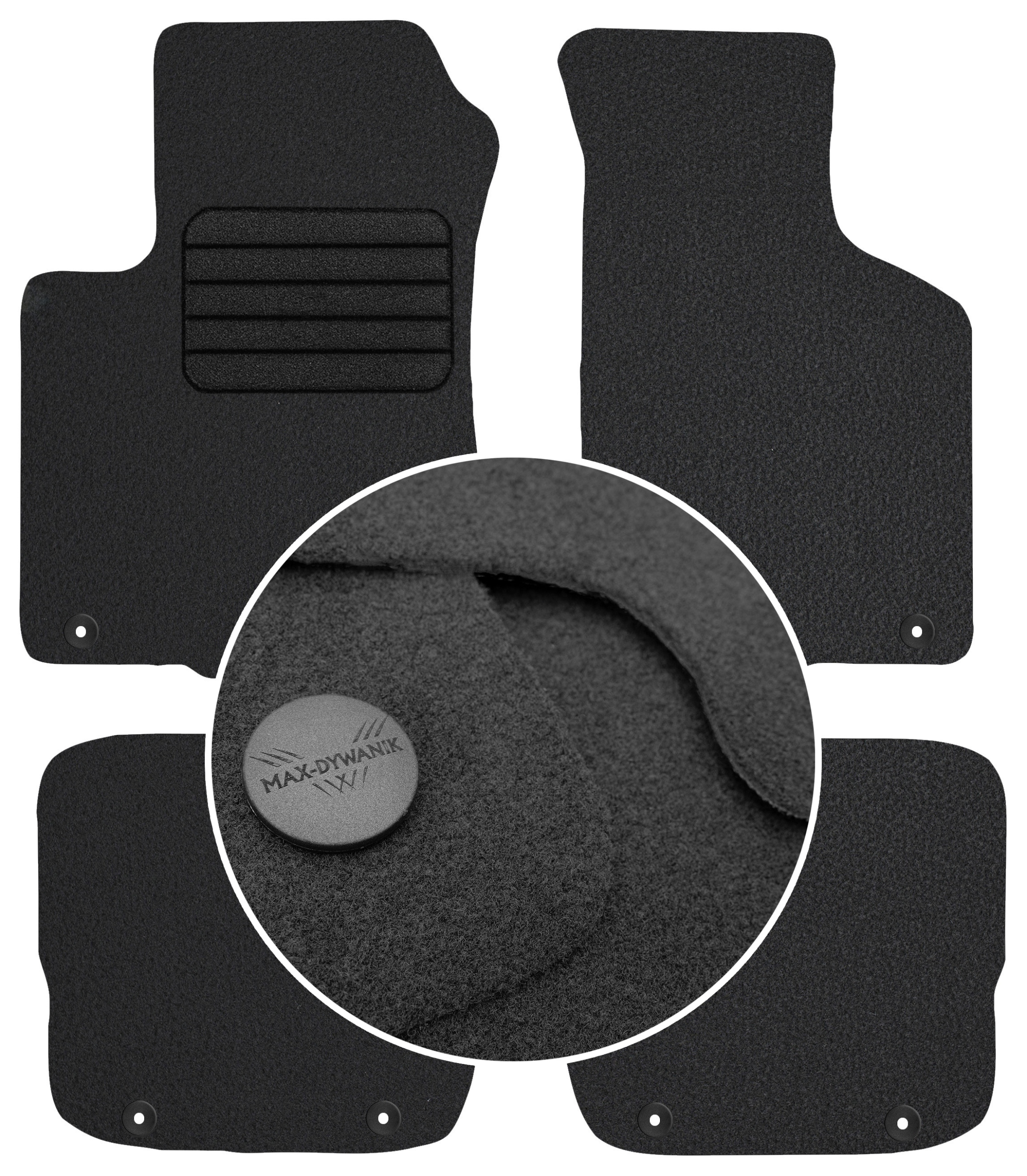 

Audi A3 8L 1996-2003 Wycieraczki welurowe