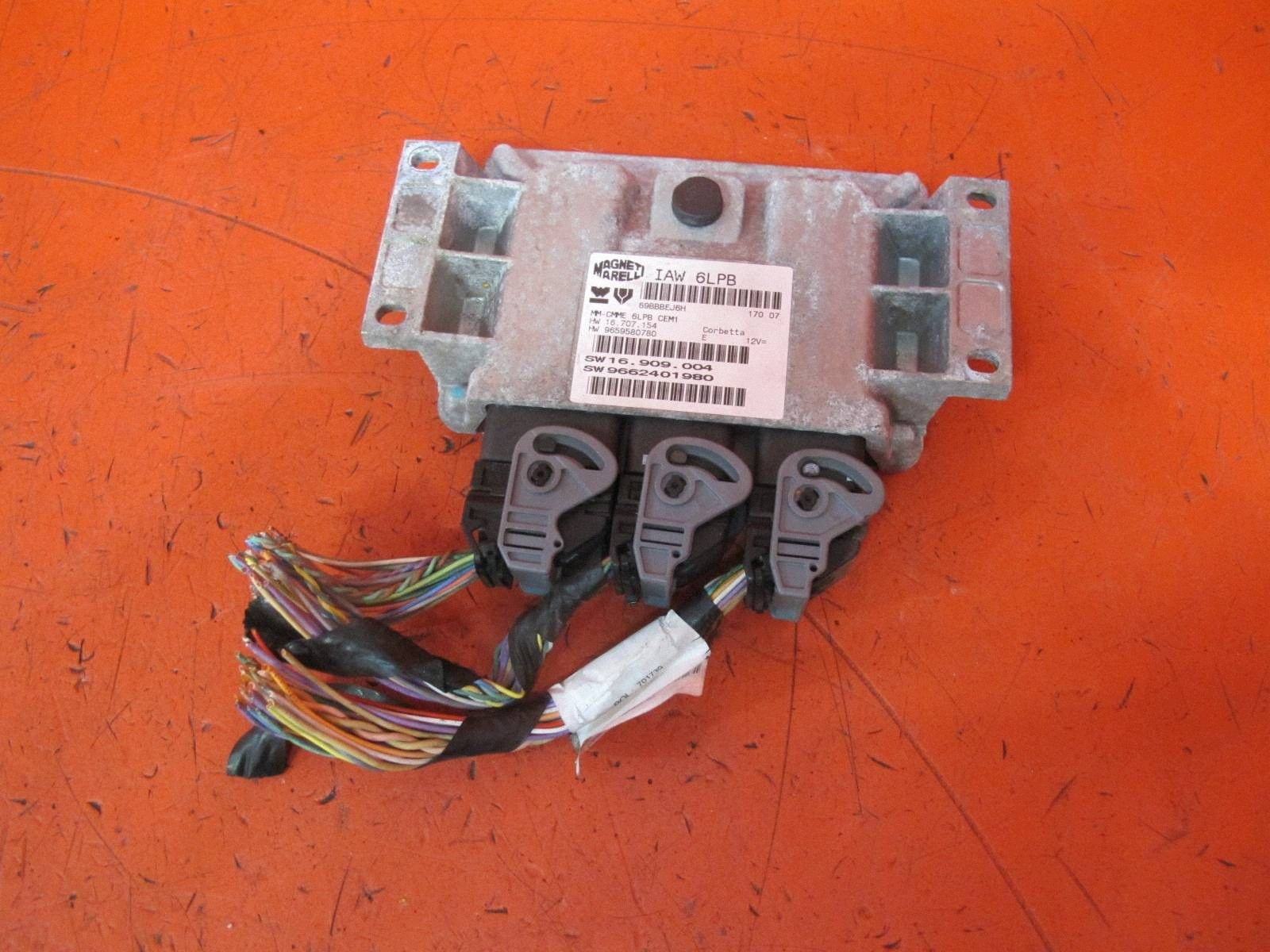 CITROEN C4 PICASSO e UA 2.0 16V RFJ Centralina computer Motore 9662401980