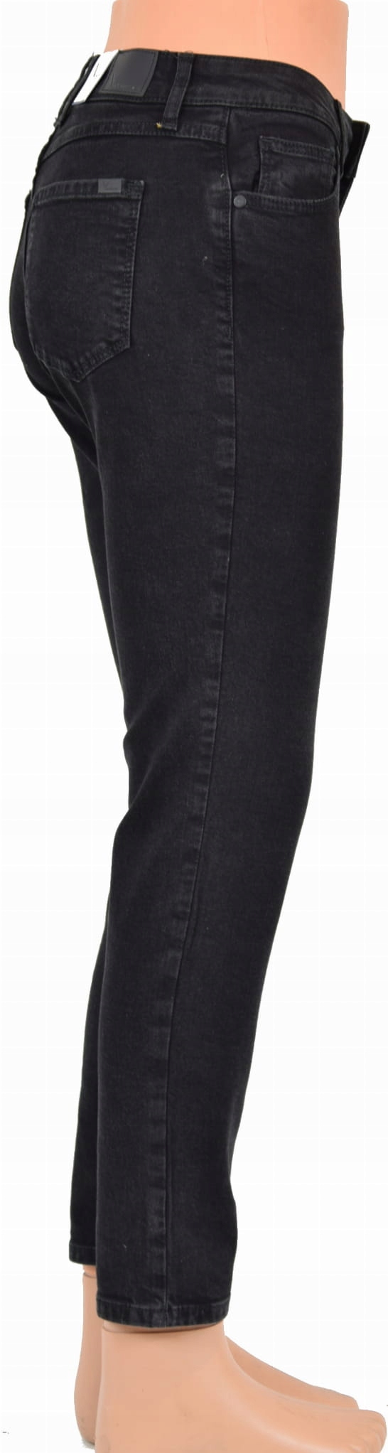 Dámské Džíny 7/8 High Waist Černé 98% Bavlna Ventana 545-006 VEL.32