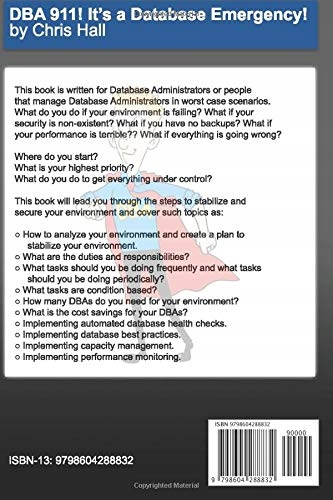 Hall, Chris DBA 911: It's a Database Emergency Język publikacji angielski