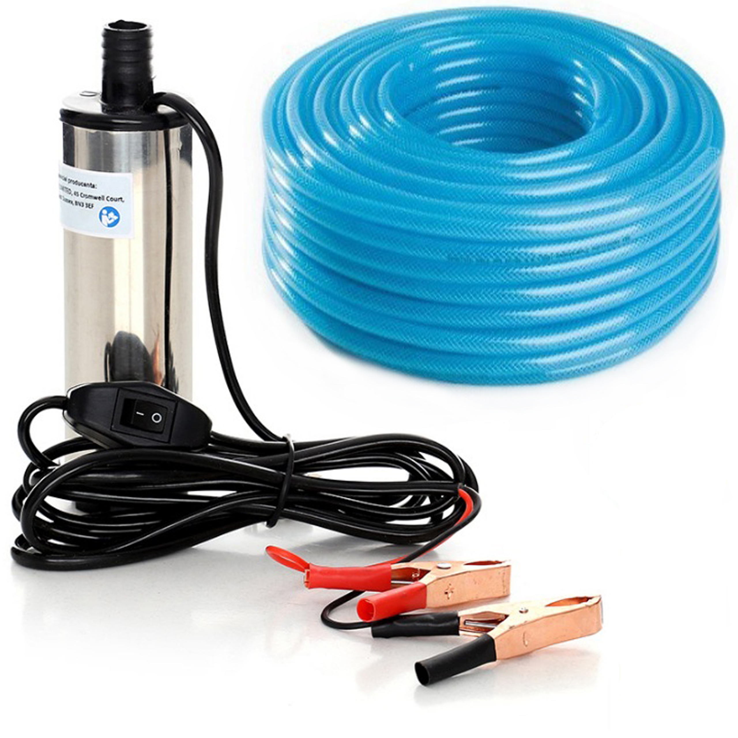 

Pompka Ssąca Paliwa Oleju Cpn 12V 3,8CM 2M Węża