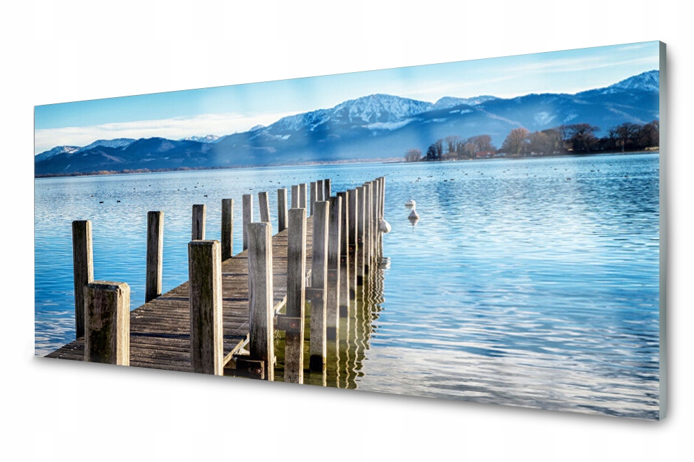 

Panel szklany do kuchni Most Morze Góry 125x50