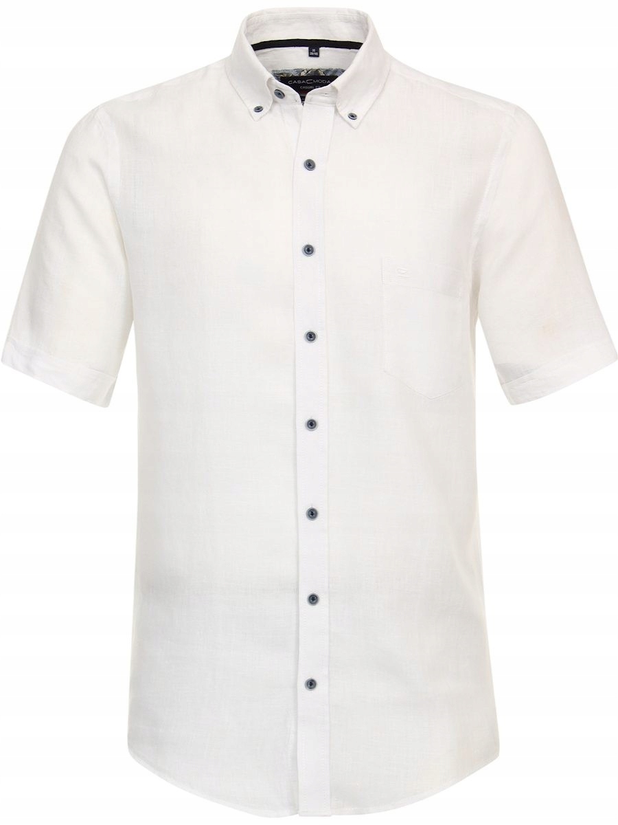 Lněná Košile Casa Moda Velké Velikosti, Bílá, 3XL