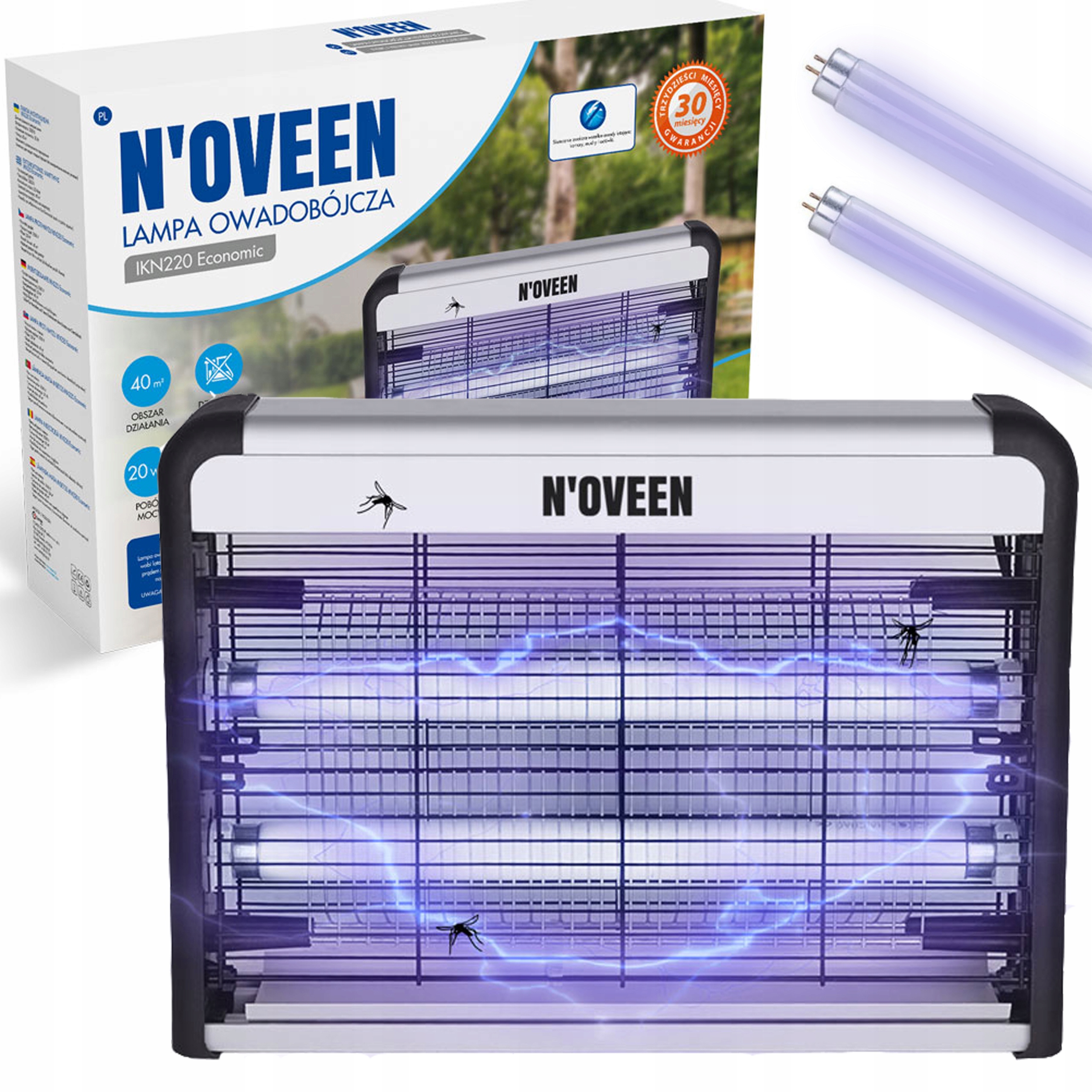 

Lampa Owadobójcza Łapka Uv Komary Muchy Ćmy Owady