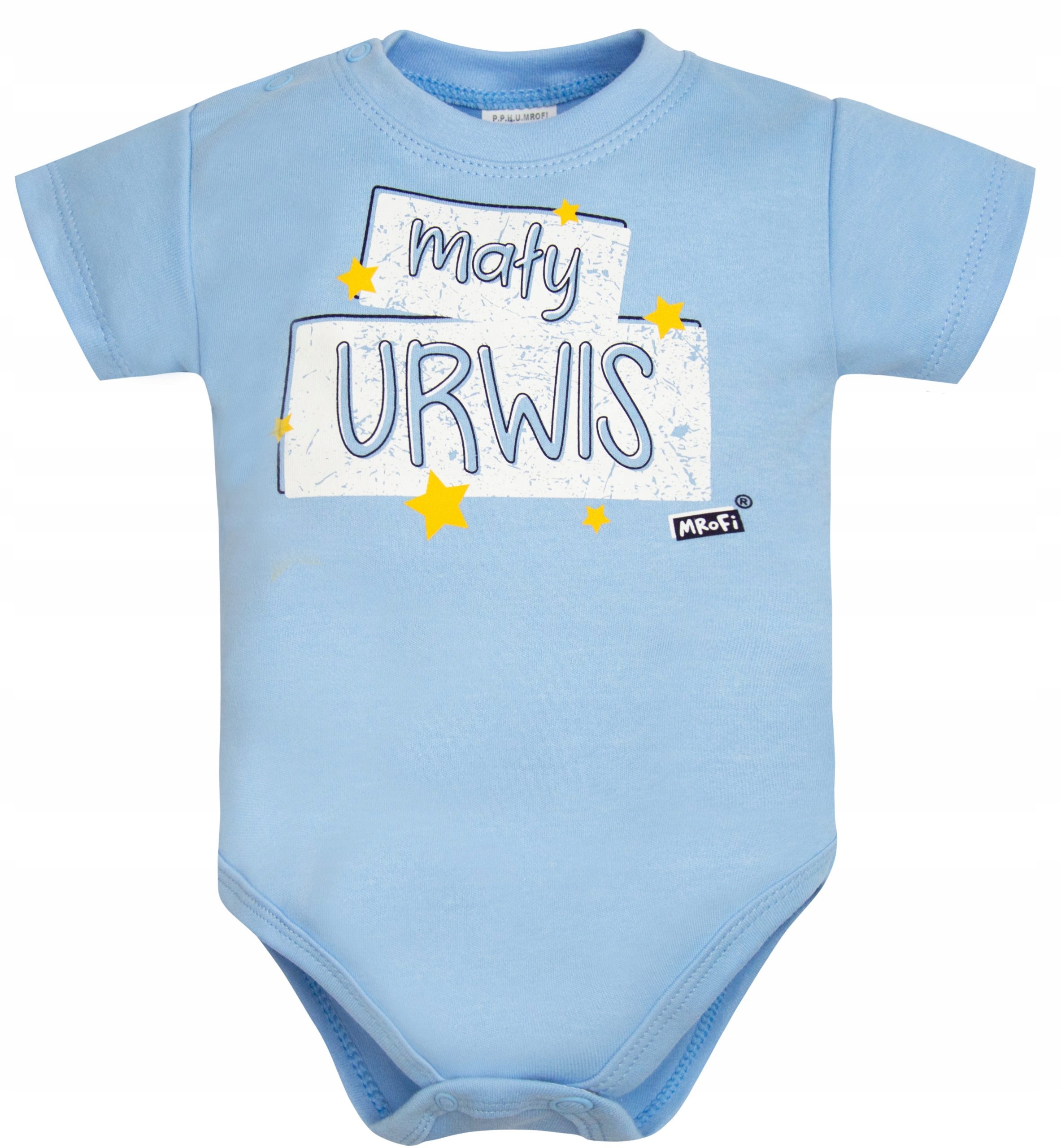 

Body Niemowlak krótki rękaw Mały Urwis Mrofi 80