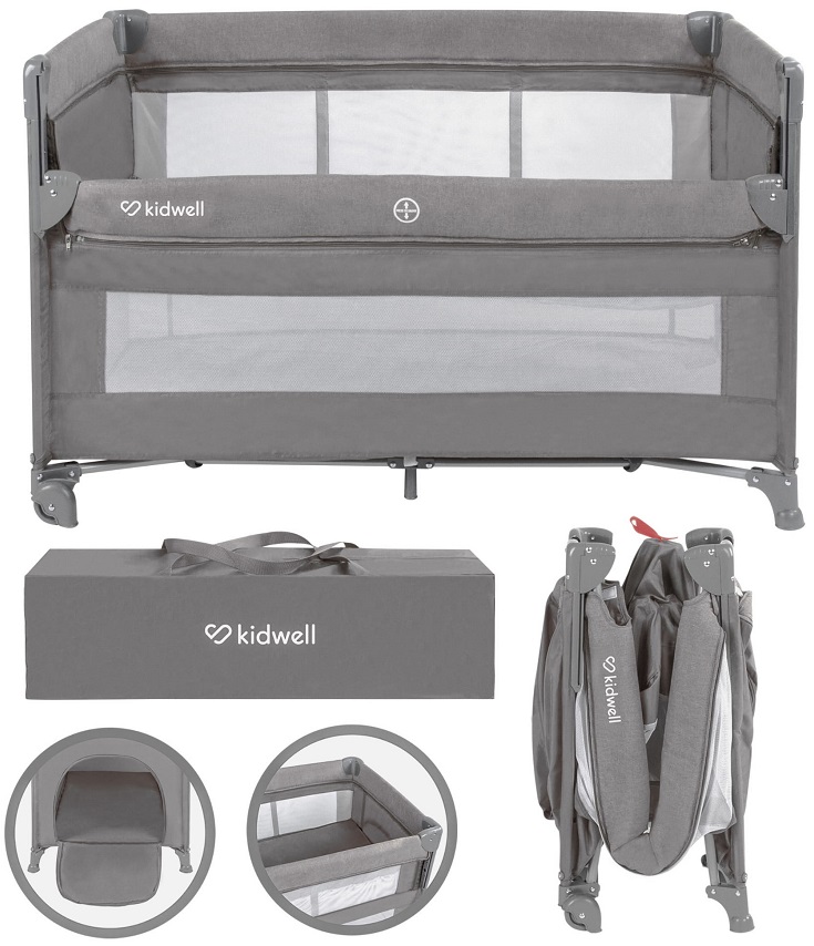 ŁÓŻECZKO TURYSTYCZNE DWUPOZIOMOWE KIDWELL BLISSY LIFT OPUSZCZANY BOK