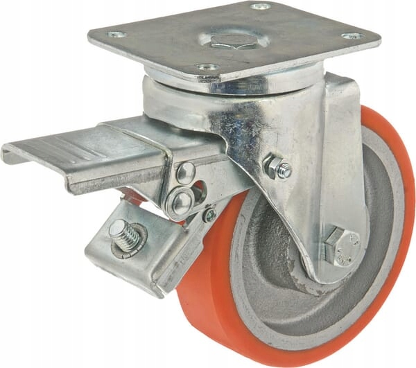 Otočné kolečko Pu Ø 125 x 35 mm s brzdou, nosnost 250 kg Ro-Carr WH700P125