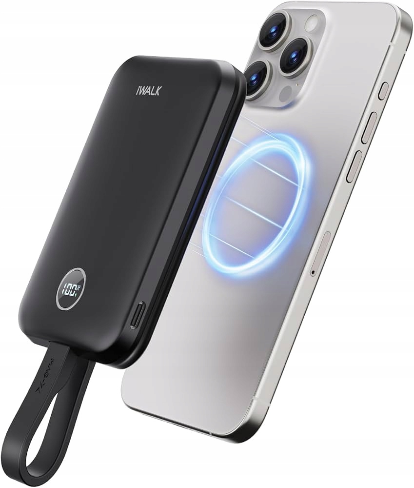 IWALK MagSafe PowerBank 10000mAh 30W Szybkie Ładowanie — miniatura 8