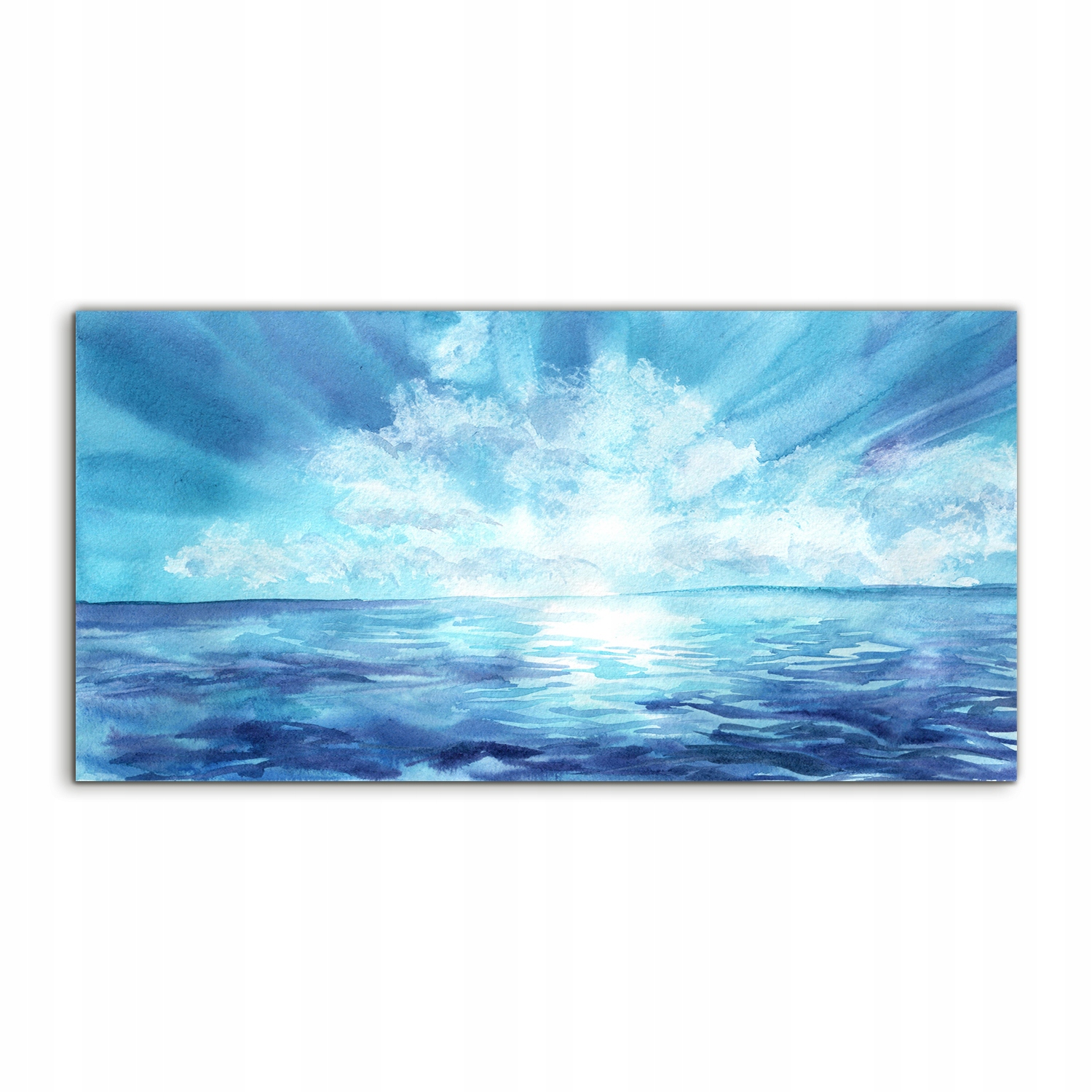 

Obraz akrylowy 100x50 ścienny Akwarele Fale Morze