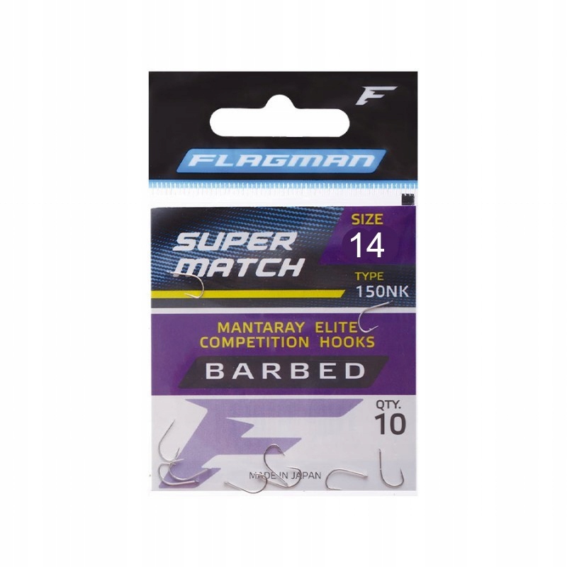 

Haczyki Flagman Match rozm.14 150NK-14