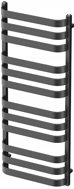 Lavita Scala Black 1265 Grzejnik Łazienkowy Drabinkowy 1265x530 595W Czarny