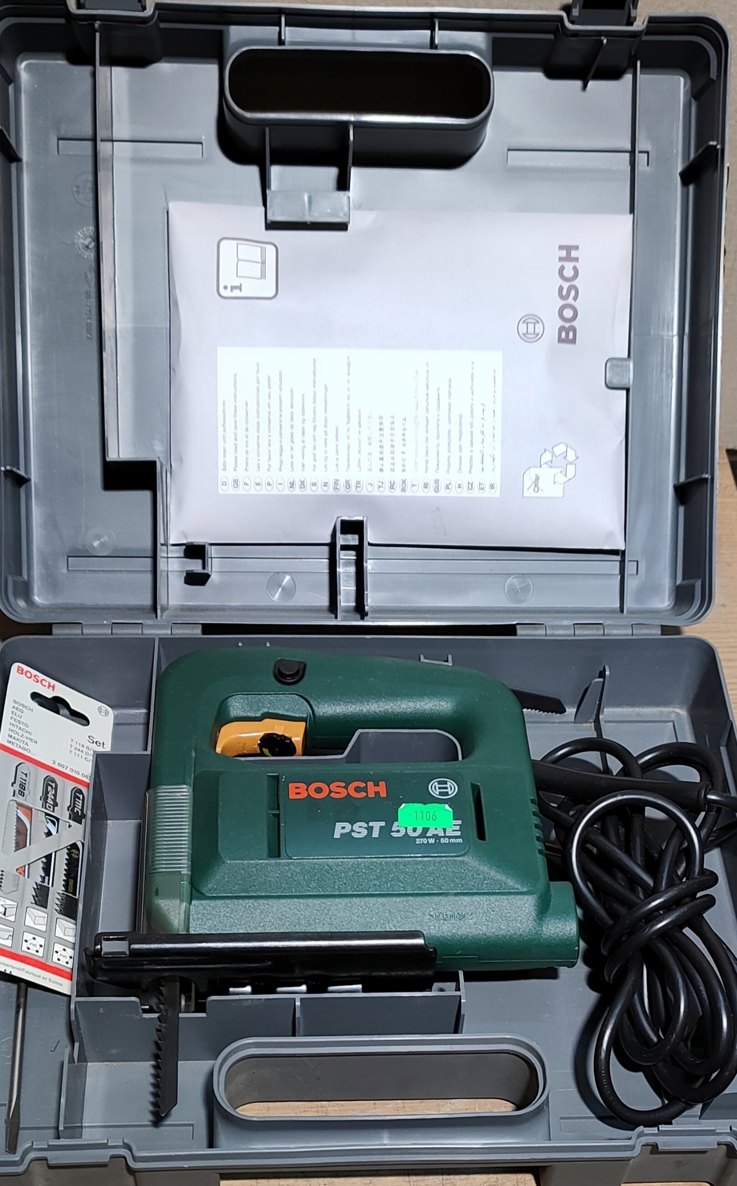 Wyrzynarka Bosch Zasilanie sieciowe