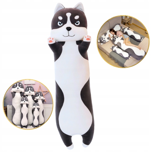 

Długi Pies Maskotka Poduszka Pluszak Husky 90 CM
