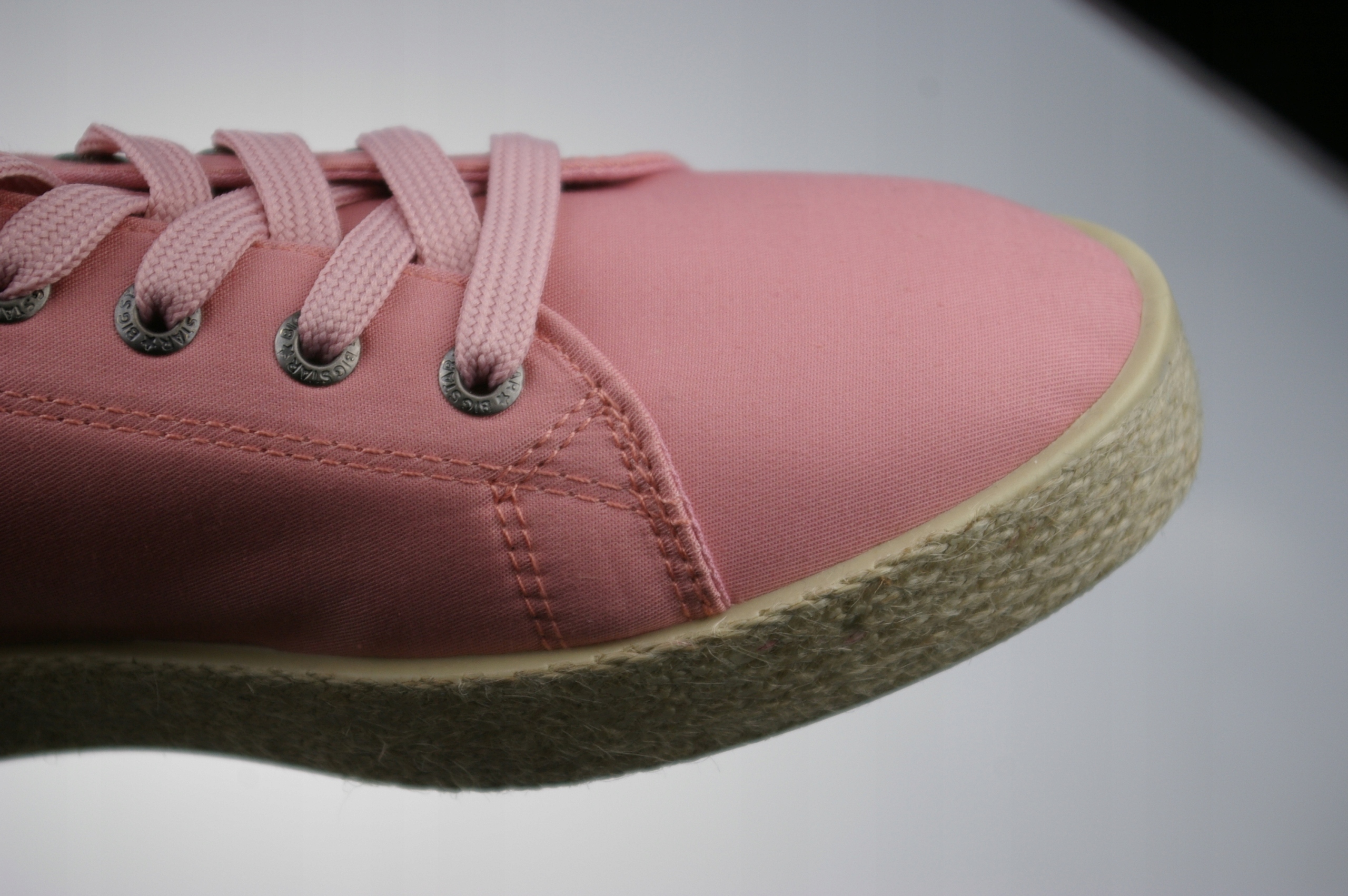 TENISÓWKI ESPADRYLE TRAMPKI RÓŻOWE BIG STAR 39 Wzór dominujący bez wzoru