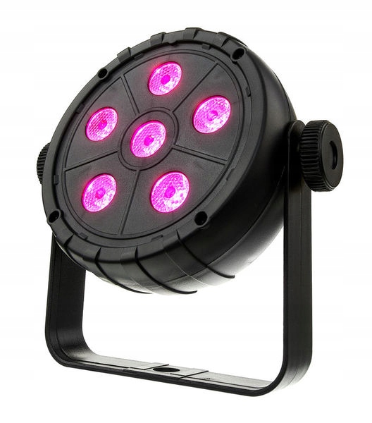 Lampa 6x3W USB-C 6 LED RGB USB Party reflektor dyskotekowy na imprezę