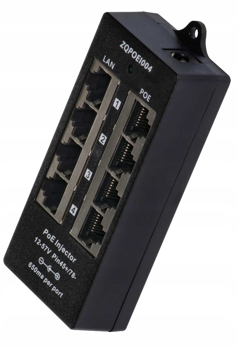 

Adapter PoE 4 porty pasywny ZQPOEI004