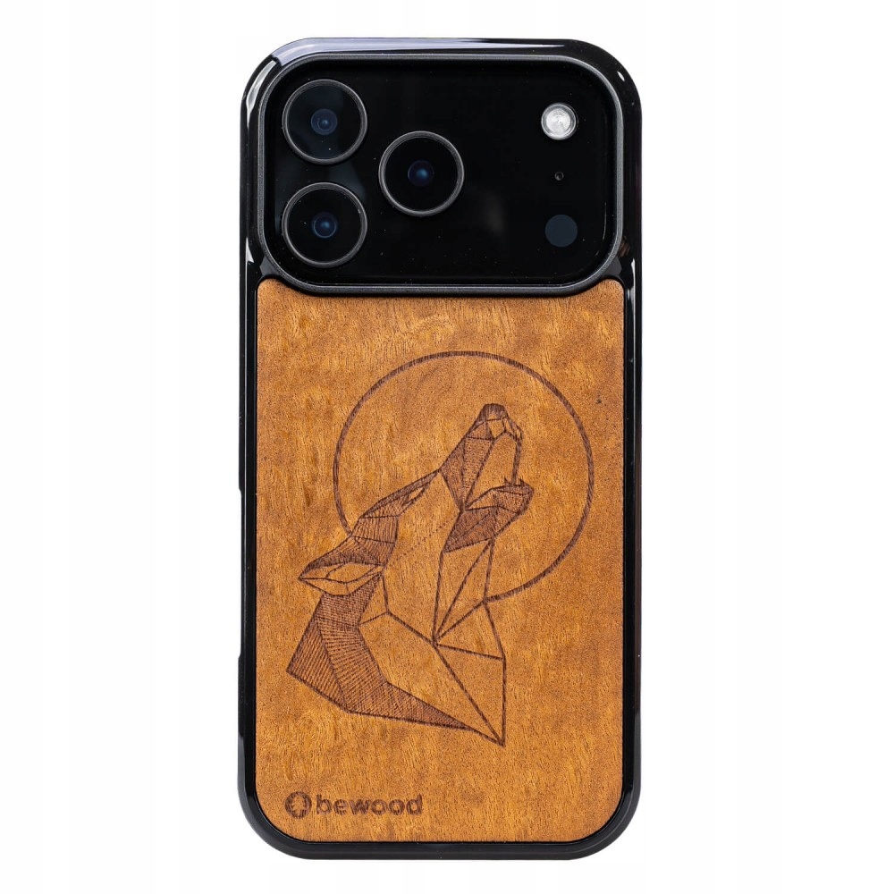 Dřevěný Pouzdro Bewood pro iPhone 17 Pro Wilk Imbuia
