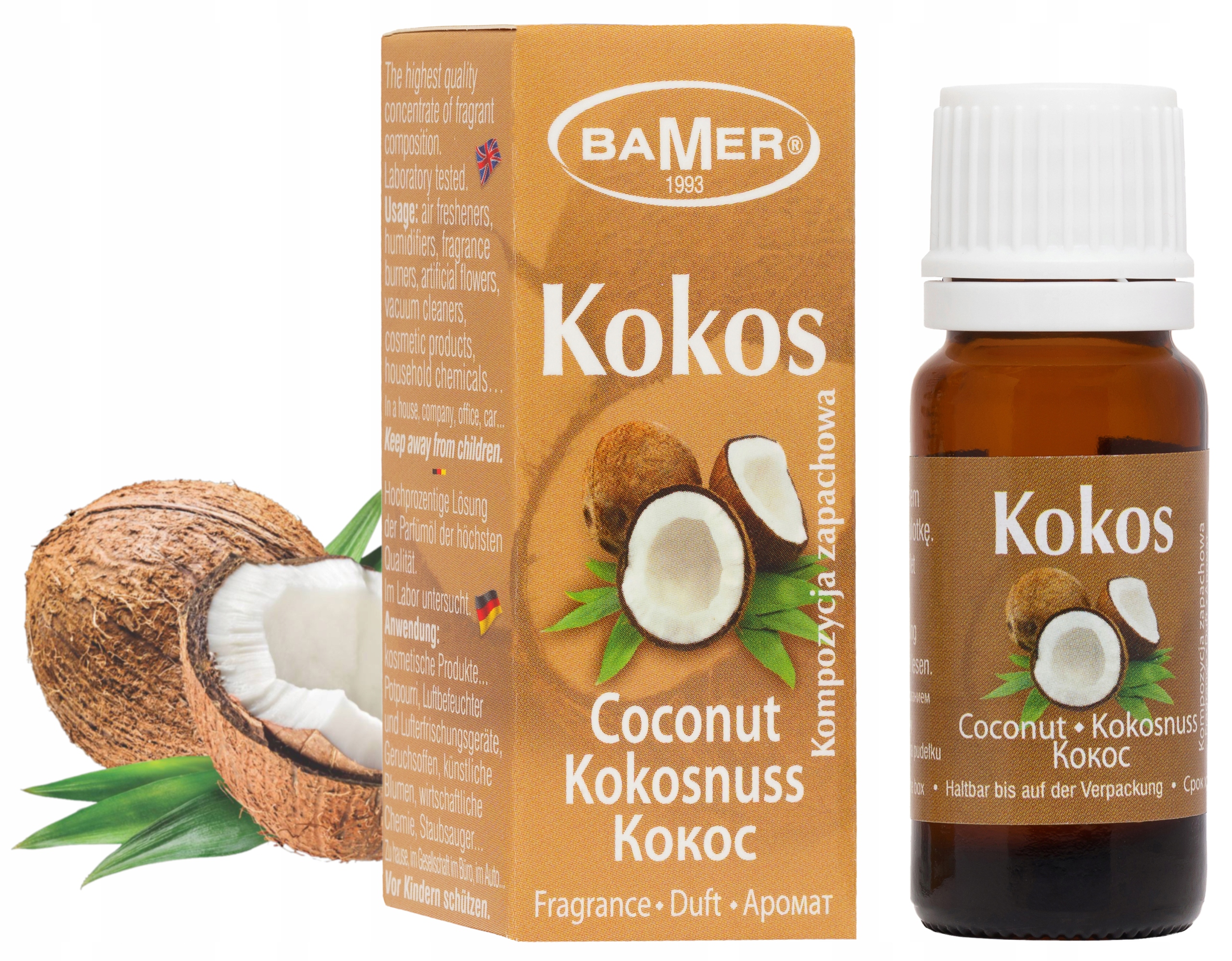 

Kokos Intensywny Olejek Zapachowy Bamer
