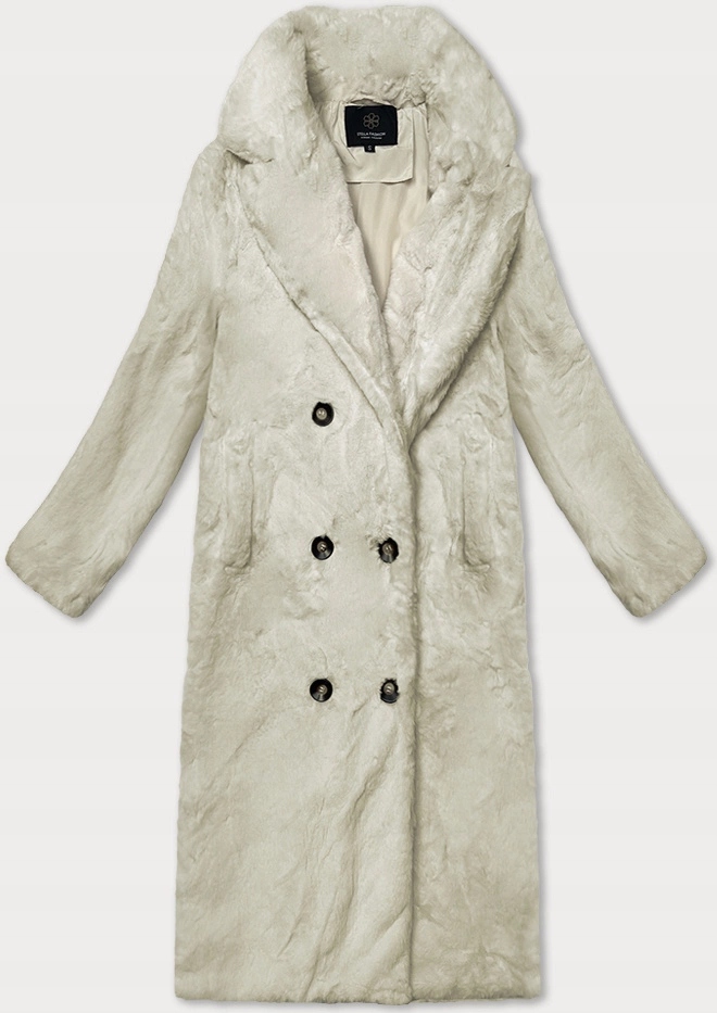 Bunda Kožešina WD2332 Ecru L (40)