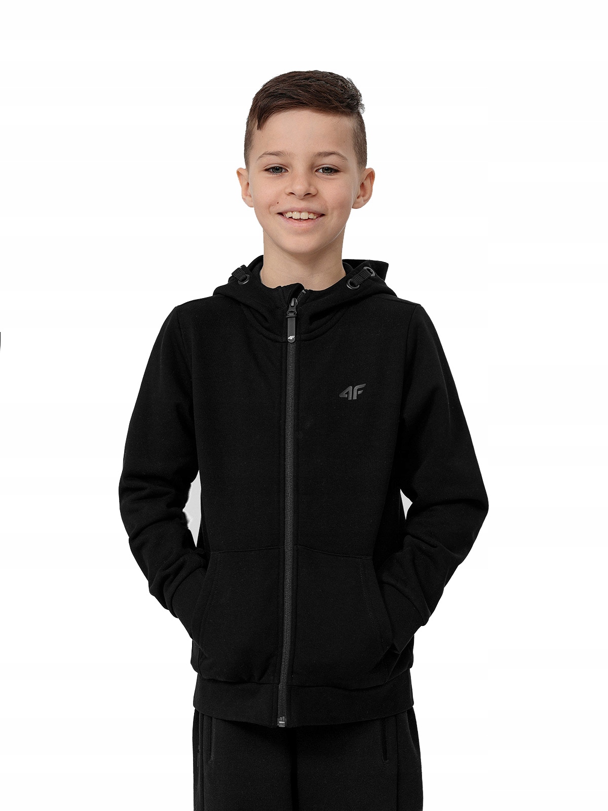 

4F Bluza Sportowa, Rozpinana Z Kapturem JBLM001