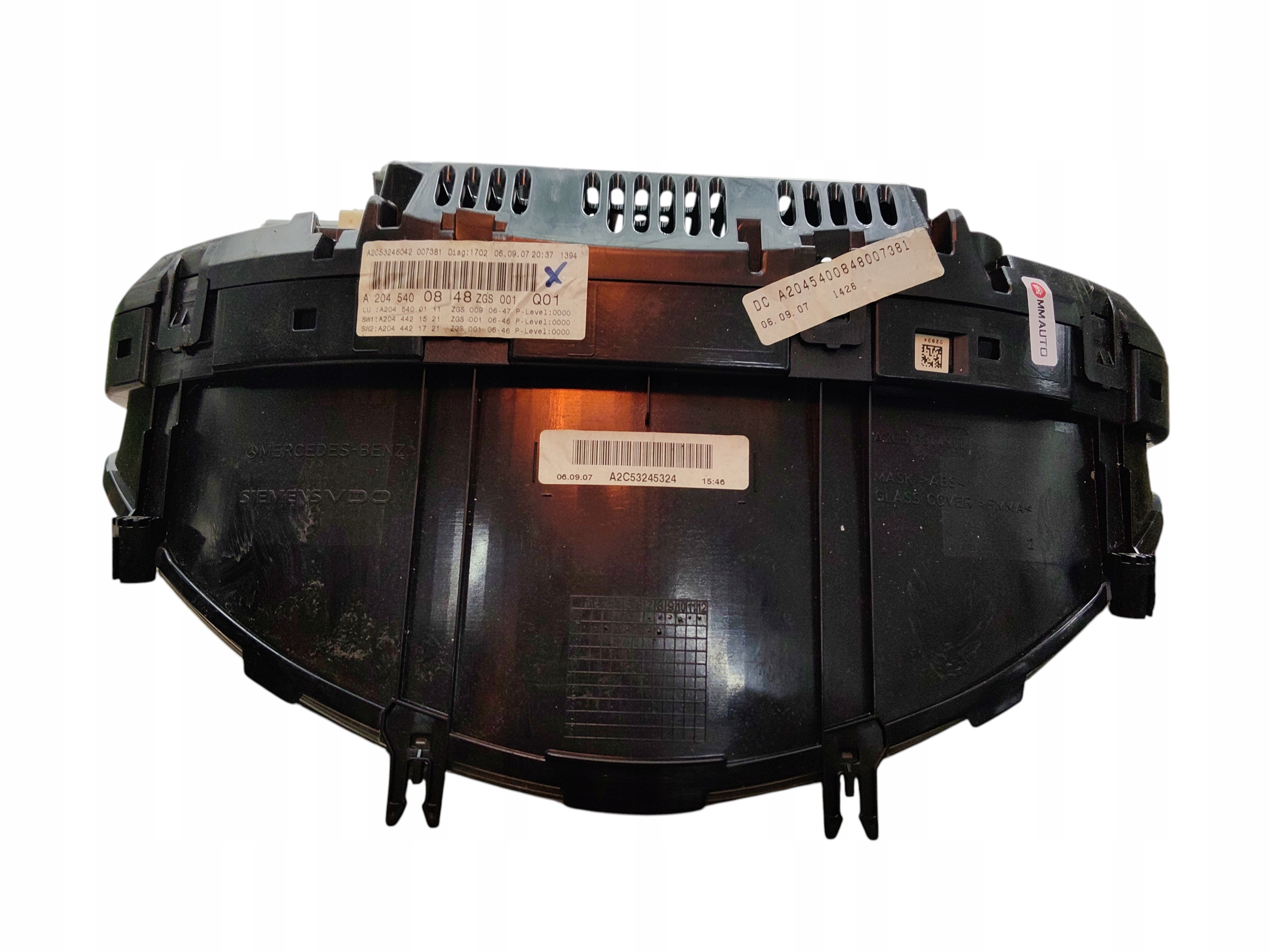 dials MERCEDES C W204 (2007-2011) 1.8 compressor; 184KM A2045400848 EUROPA