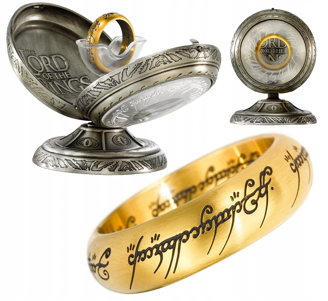 Jeden prsten nerezová ocel (zlatý), Pán prstenů 15149