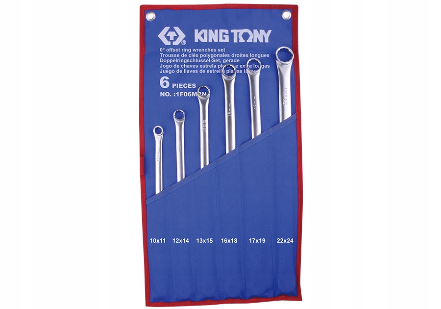 Očkové kľúče dlhé 10-24 mm King Tony 1F06MRN