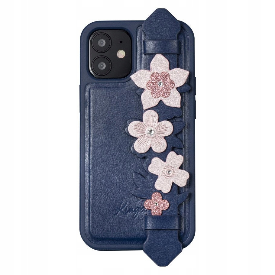 

Kingxbar etui+podstawka Swarovski iPhone 12Pro/12