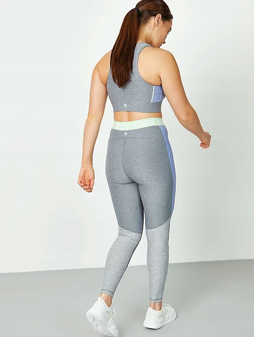 I48 legginsy sportowe George 56-58 szare Rozmiar 3XL