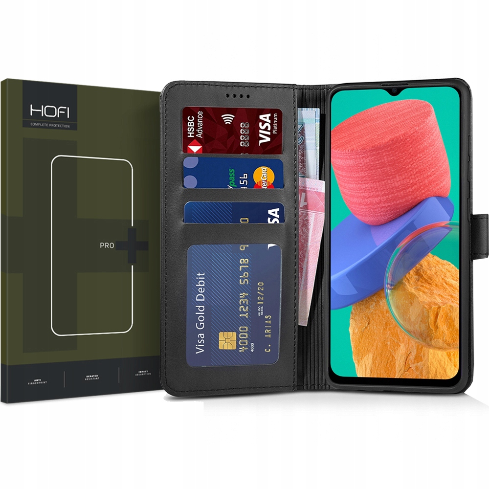 

Wallet Etui Case Portfel Na Galaxy M33 5G Szkło
