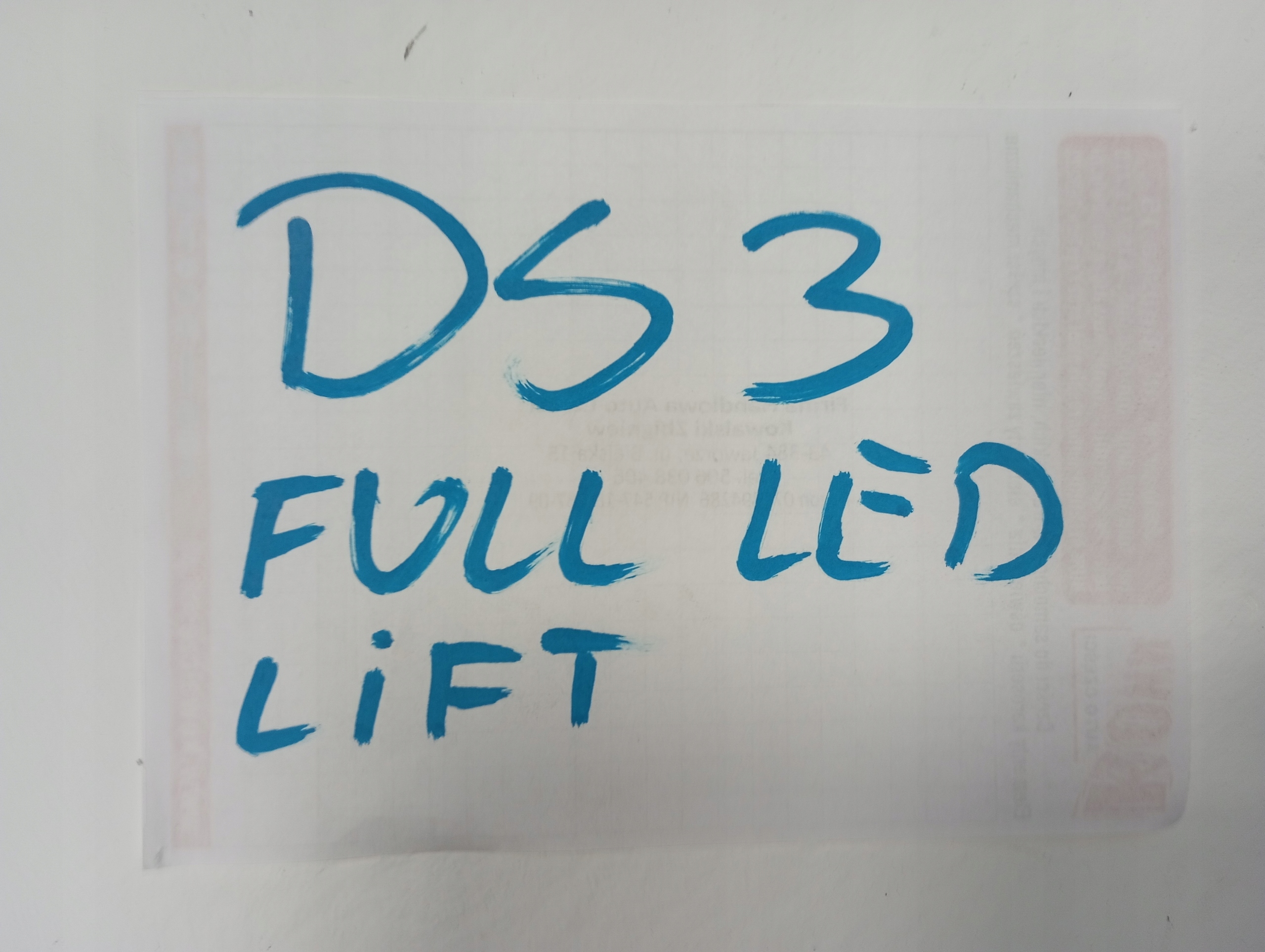 light FULL LED CITROEN DS3 LIFT 9845437080 right front front