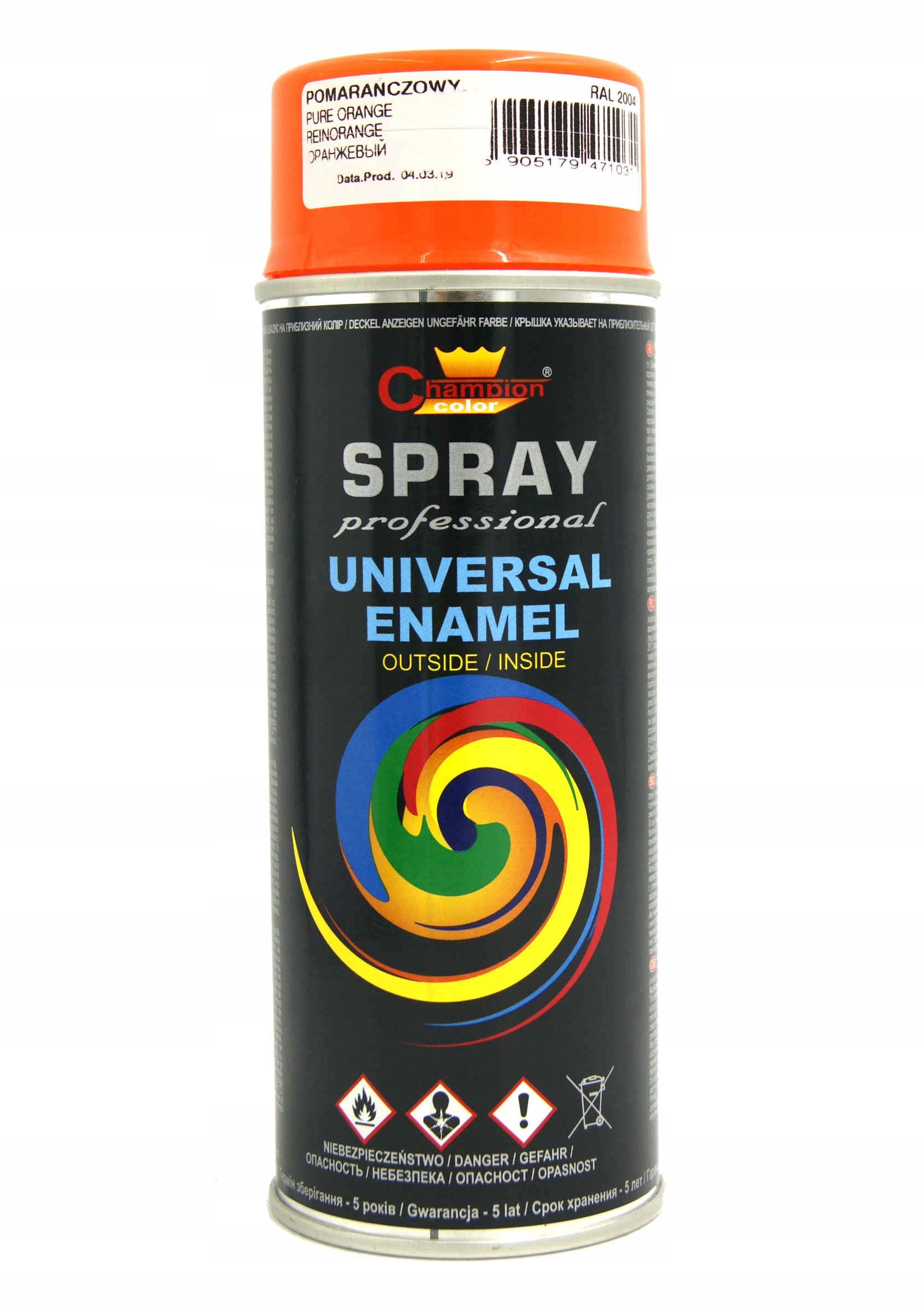 

Spray Uniwersalny RAL2004 pomarańcz 400ml