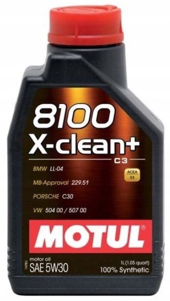 Olej Motul 5W-30 8100 X-clean+ C3 1L