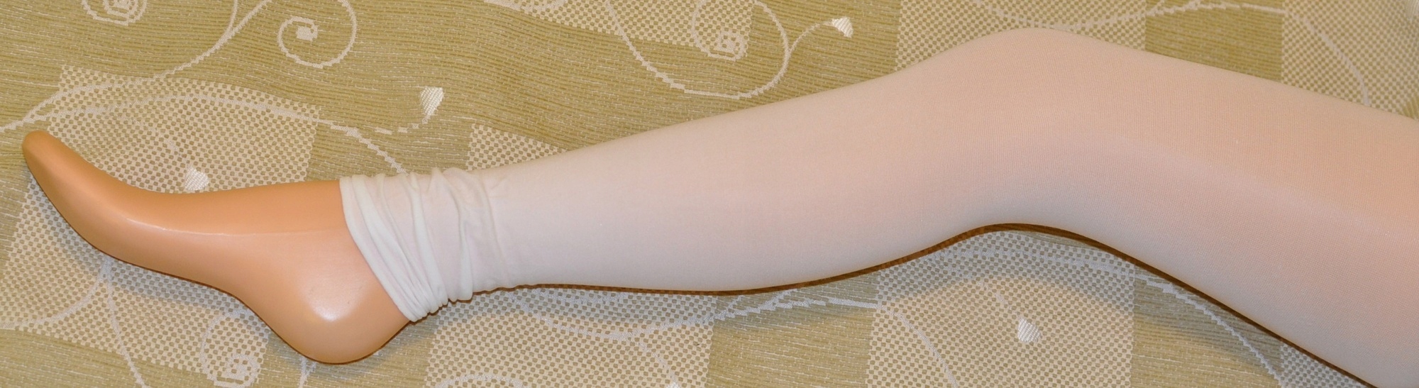 

białe legginsy Veneziana Panta Solange 50 den M/L