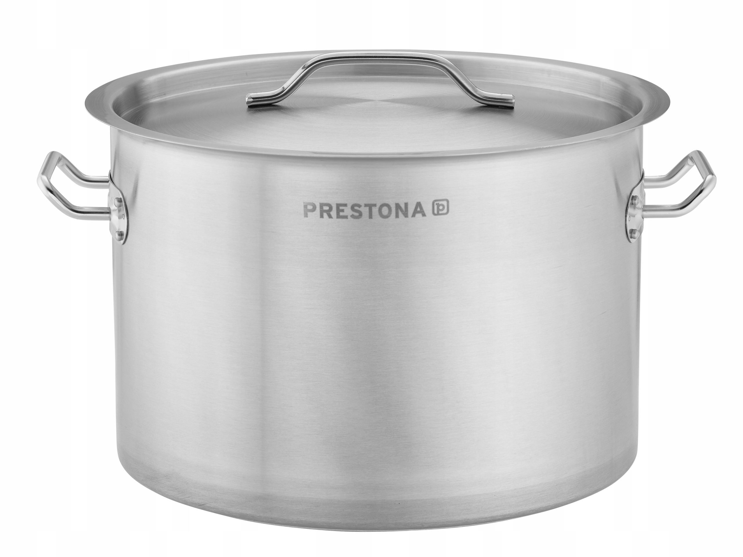 Indukční Hrnec Nerezový 24 L Průměr 360 mm Třívrstvé Dno Prestona