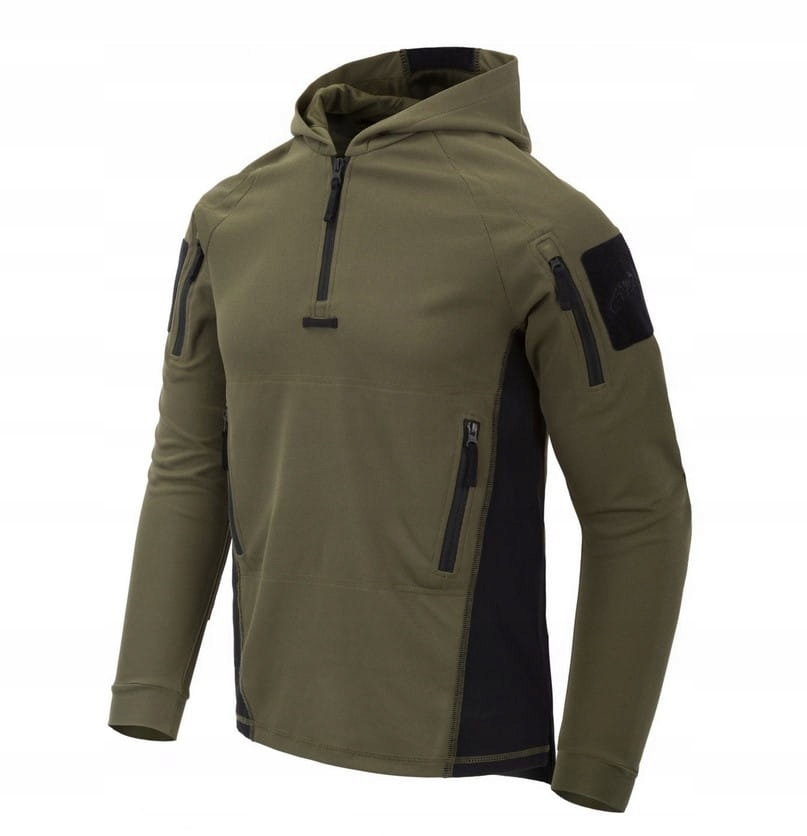 Bluza Taktyczna Helikon z Kapturem Range Hoodie Topcool Olive/Black XL