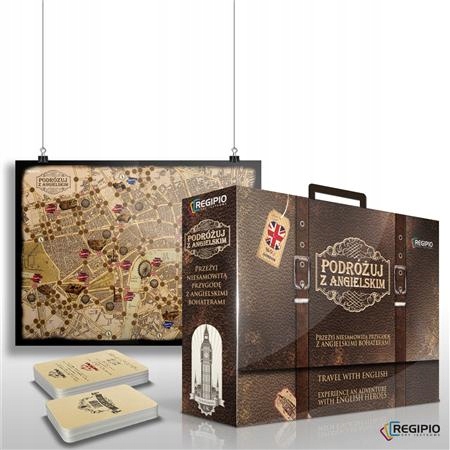 Podróżuj Z Angielskim Gra Planszowa Praca Zbiorowa