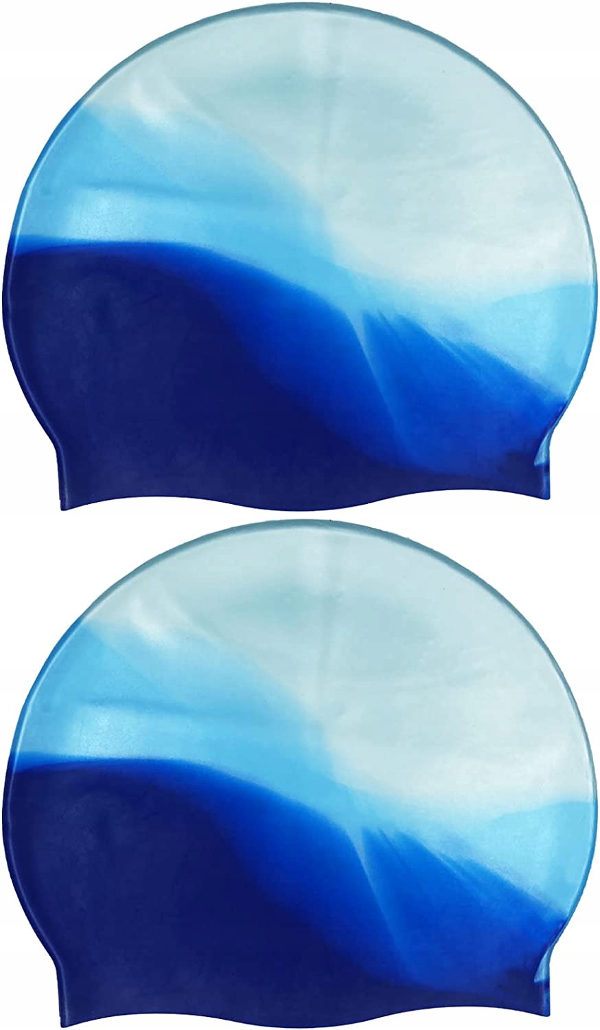 ZESTAW CZEPKÓW PŁYWACKICH ANTYPOŚLIZGOWE 2 SZTUKI