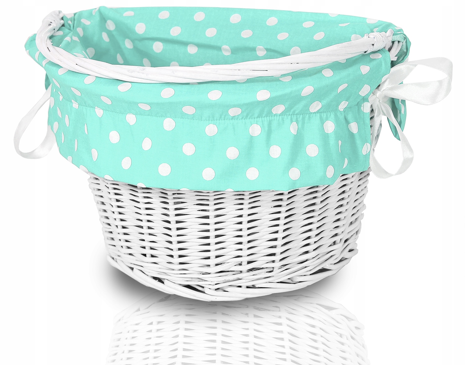 KOSZYK WIKLINOWY NA ROWER ZAKUPY ODPINANY + WKŁAD EAN (GTIN) 5906022608543