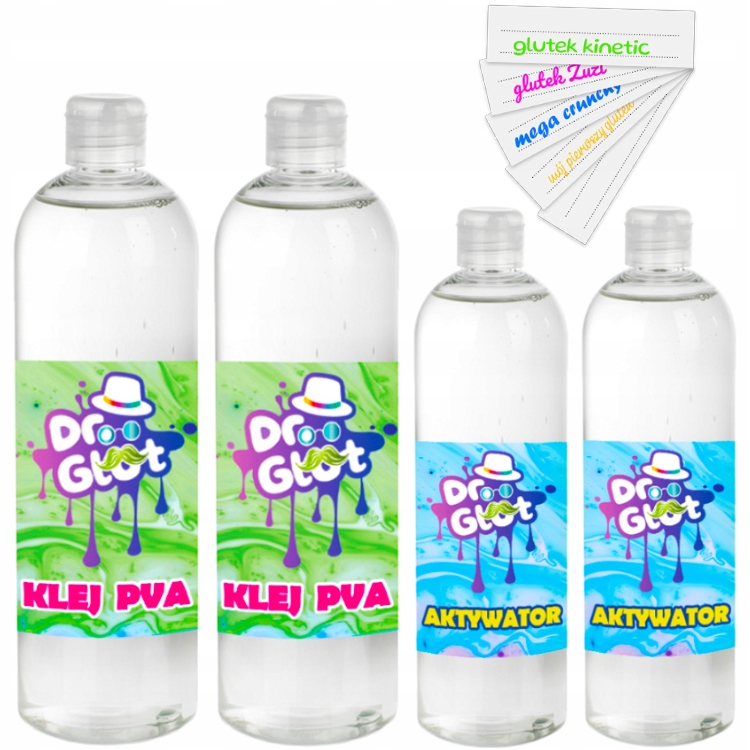 

Zestaw Slime klej 1 L aktywatory do glutów