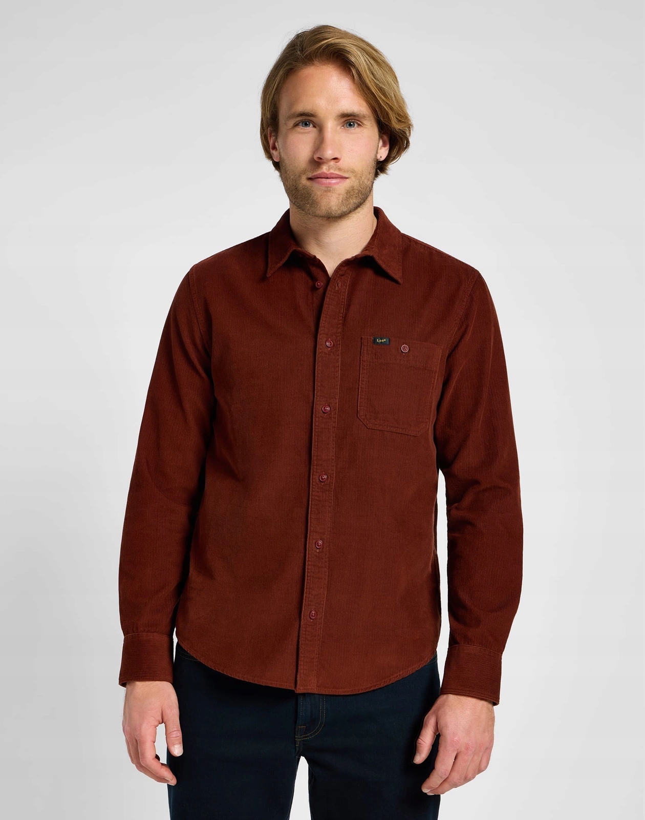 Pánská košile Lee Leesure Shirt Dark Glicia 112355736 XL