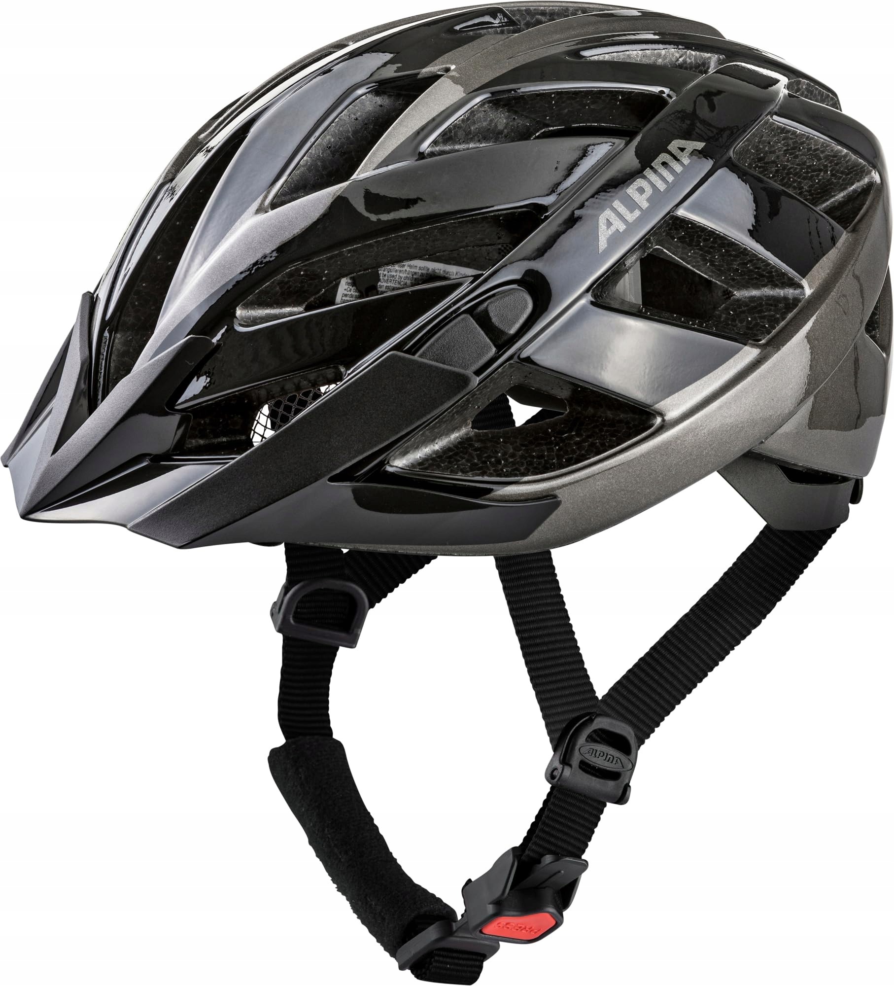 Cyklistická helma Alpina Panoma 3.0 Černá-Antracitová Lesklá 56-59 cm