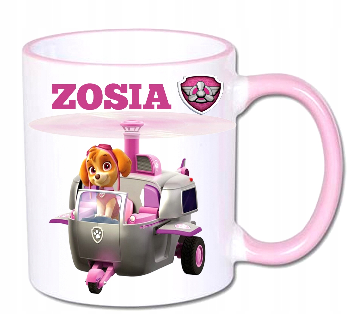 

Kubek Psi Paw Patrol Marshall Skye Imię + Kartonik