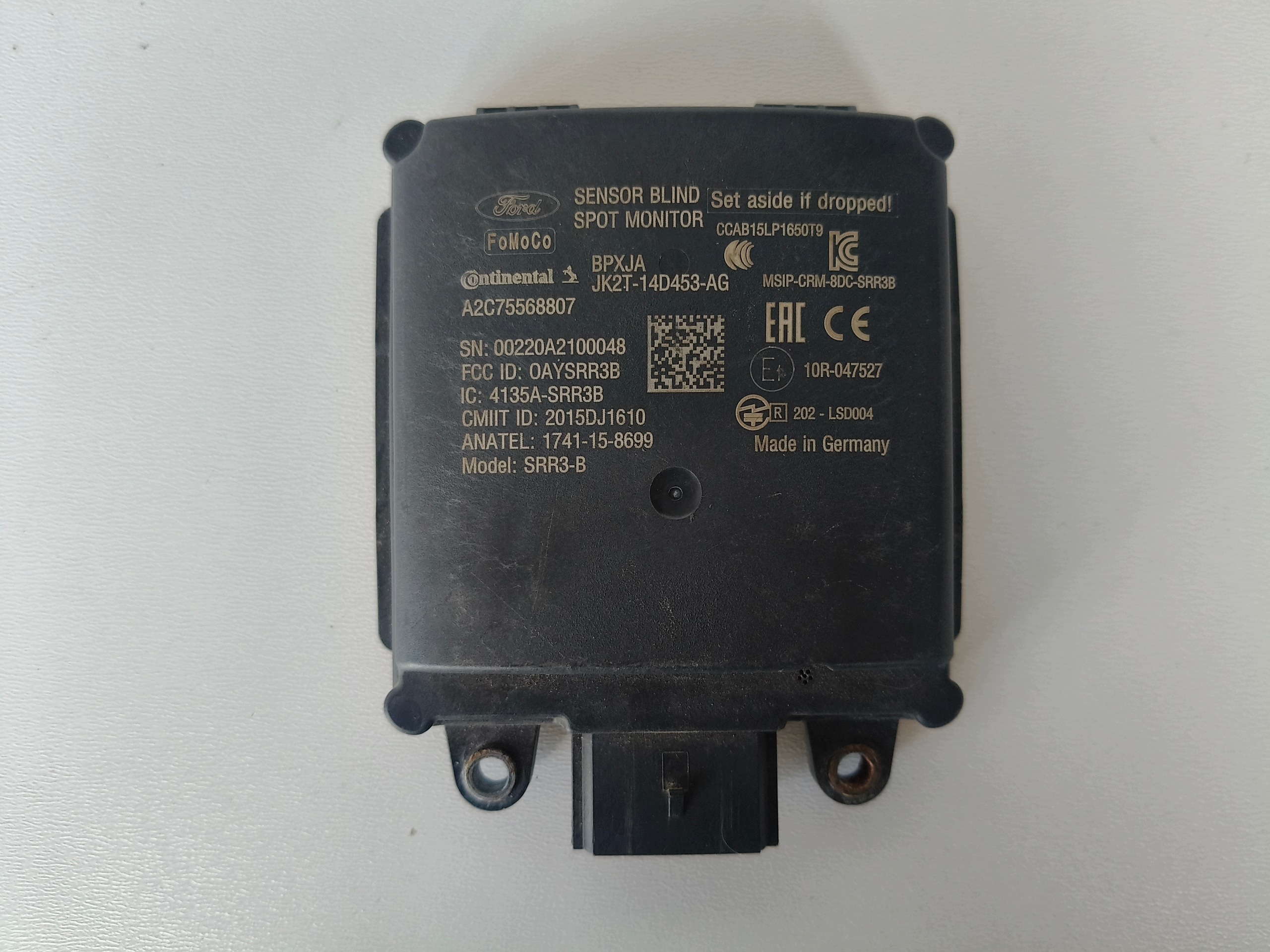 RADAR DISTRONIC ACC sensor FORD JK2T-17D453-AG