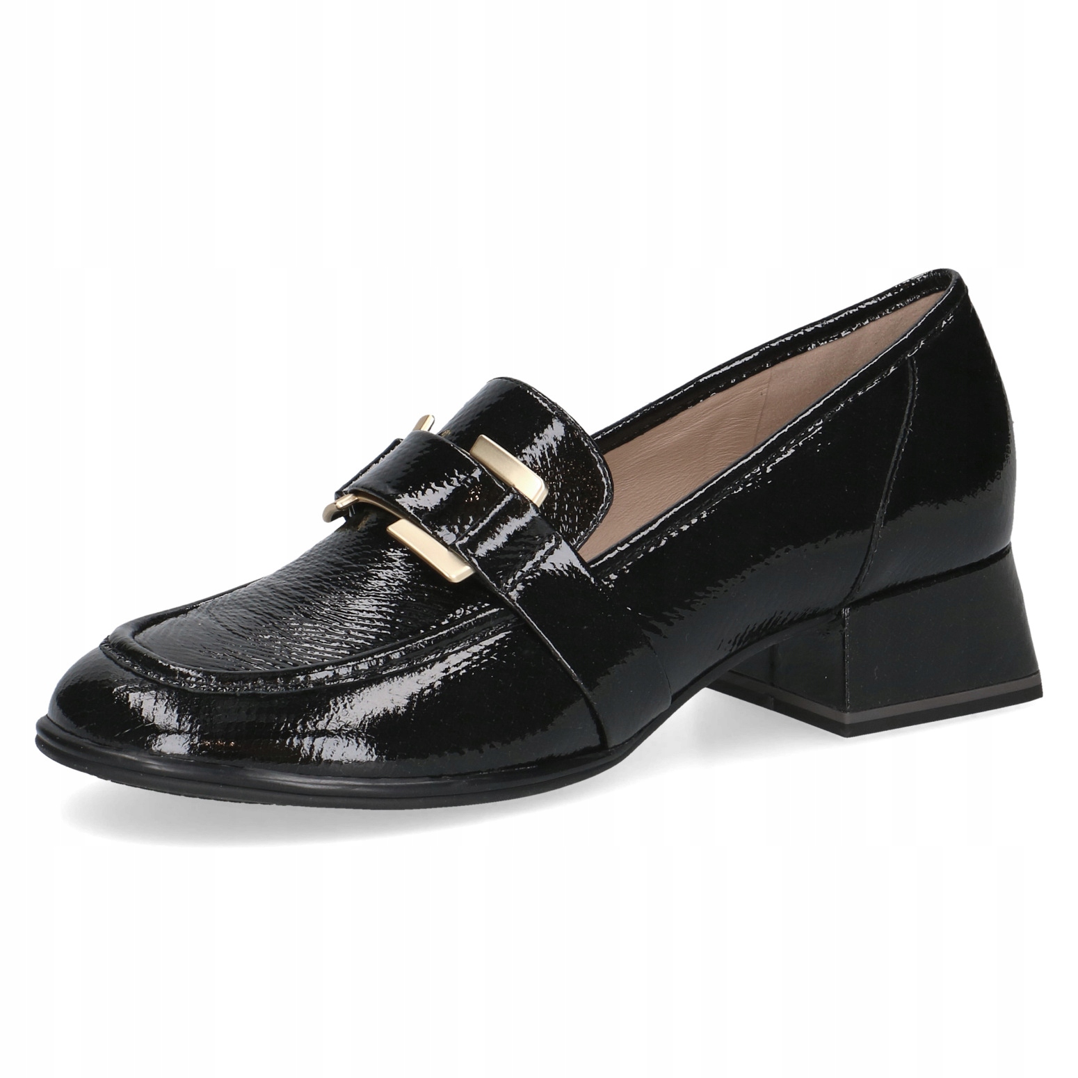 Caprice 24303-45 Černé Mokasíny Z Naplakového Materiálu Vel. 40