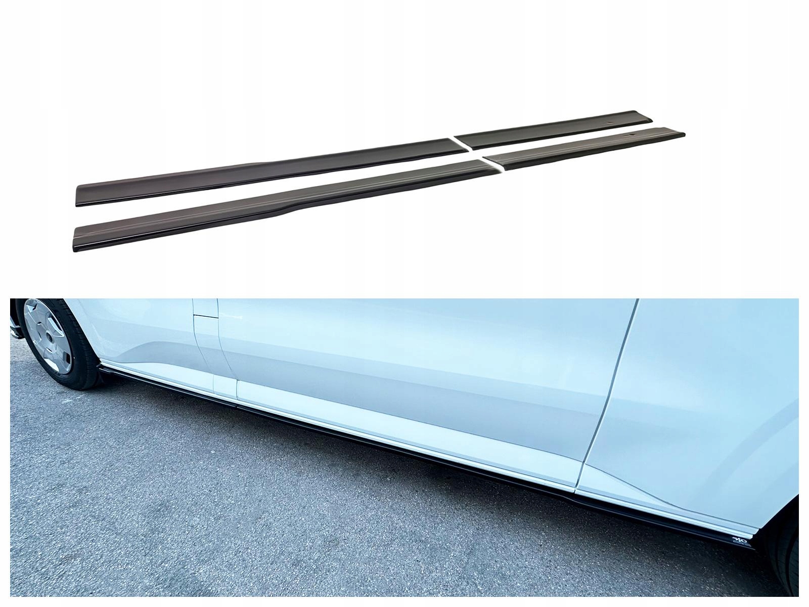 Kryty prahů pro Ford Transit Custom V710 T7 II 2023- Dlouhé (L2 Lwb)