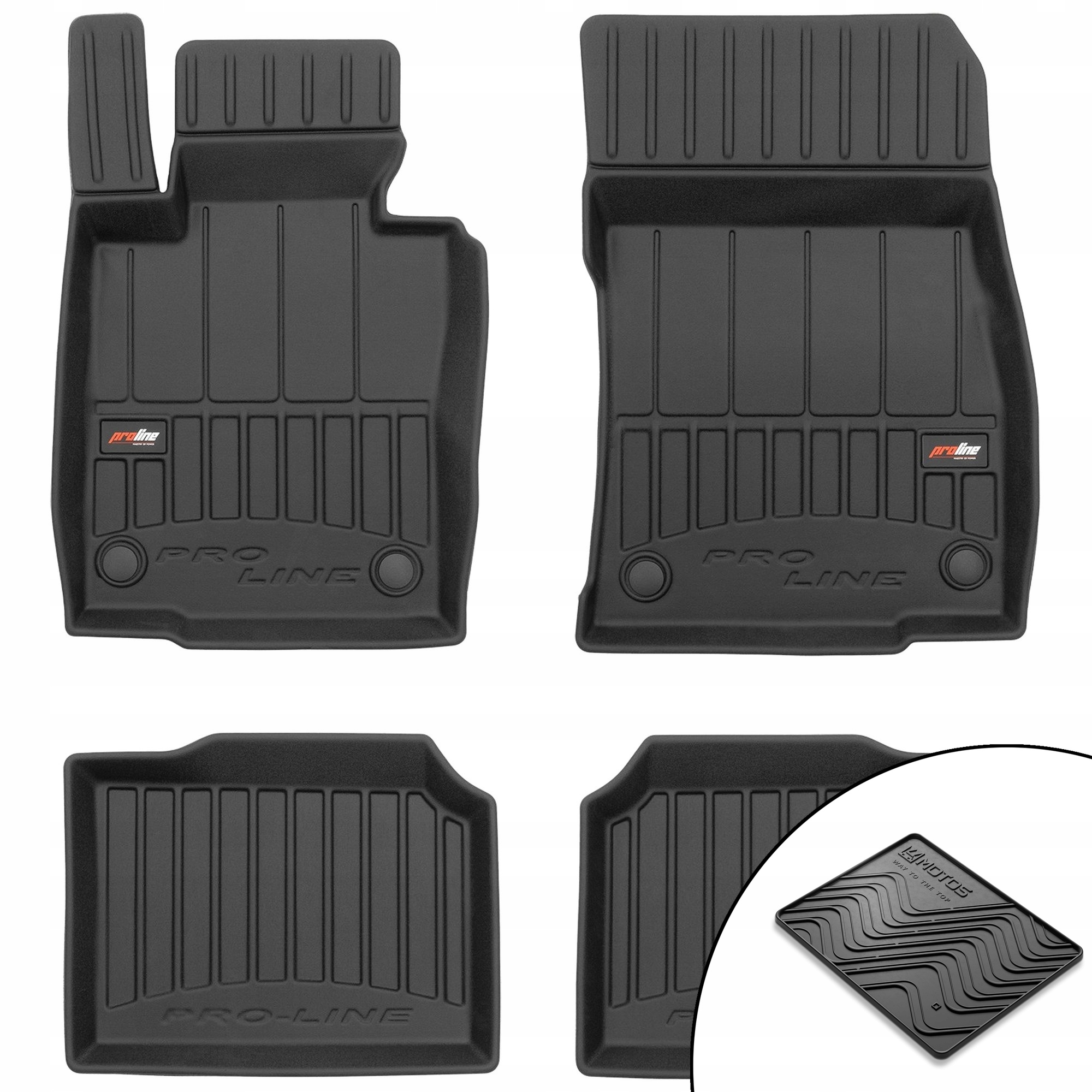 Gumové koberce 3D Mini Countryman I 2010-2017 podložka bonus