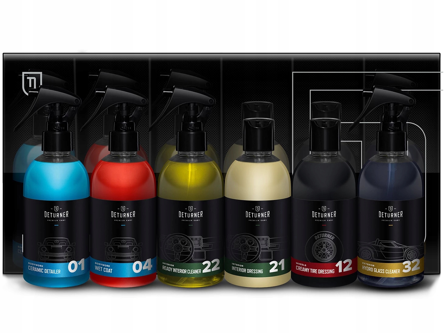 DETURNER _ DETAILING SET 6X250ML _ ZESTAW DLA KAŻDEGO FANA DETAILINGU