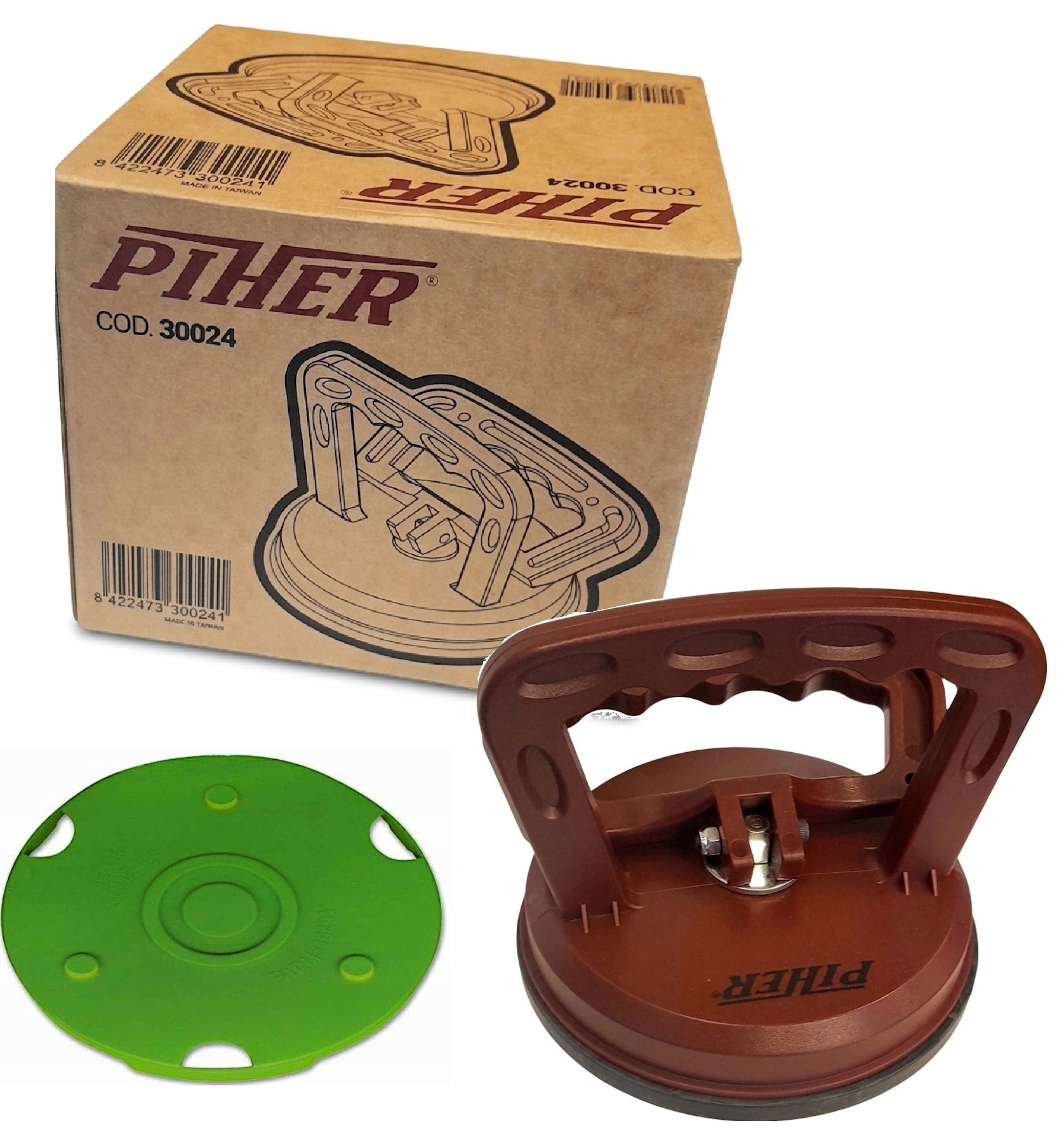 Piher 30024 Przyssawka Magnetyczna Do Szyb Płyt Luster Płytek Mocna 20kg
